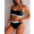 High Waist Bikini Swimwear Women Swimsuit New Push Up Biquini Ribbed Bathing Suit Women Sexy High Cut Bikinis Set
