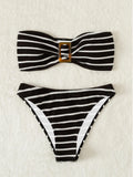 High Waist Split Bikini Women's Swimwear
