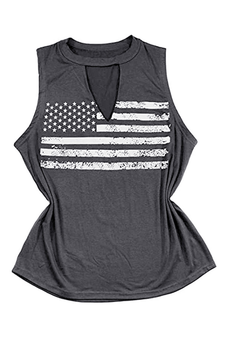 European And American Versatile Loose Outerwear Racerback Tank Top Women