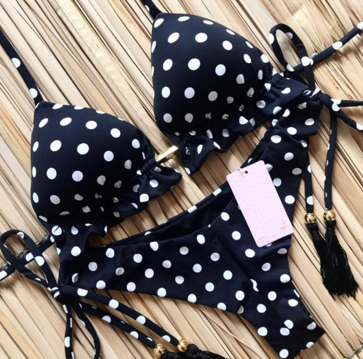 Printed new tie swimwear