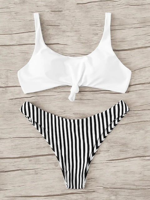 Ladies Swimwear Bikini Printed Swimsuit Thong