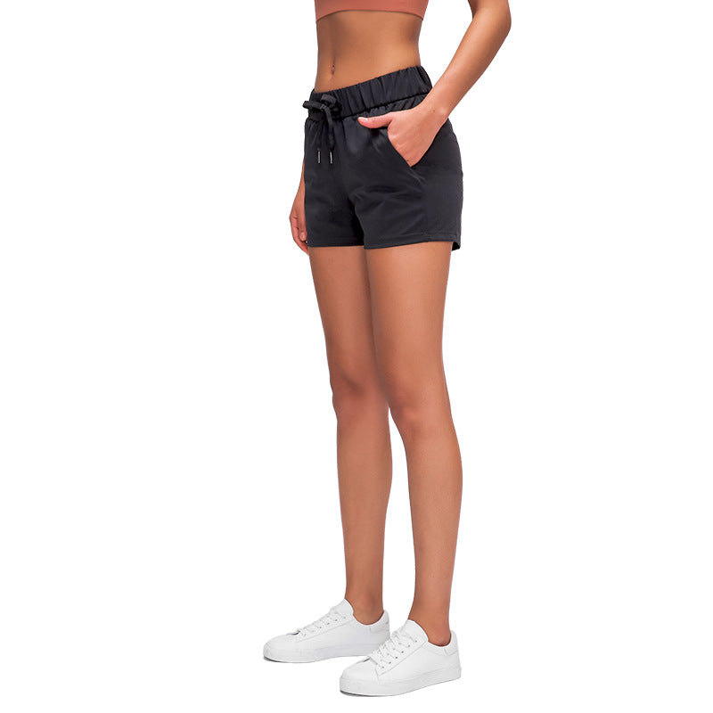 Loose Sports Shorts Women Stretch Breathable Gym Training Yoga Shorts