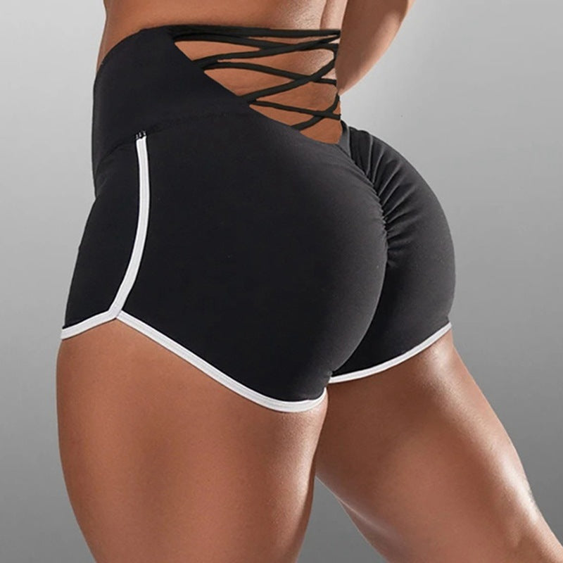 Women Summer Hip Fitness Yoga Wear Shorts
