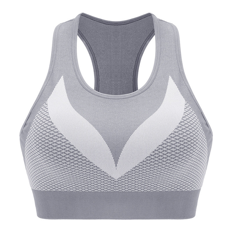 Sports Underwear Women Shockproof Gathering High-intensity Yoga Bra