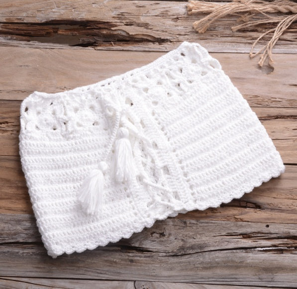 Woven Split Swimsuit Outdoor Beach Bath Spa Swimwear