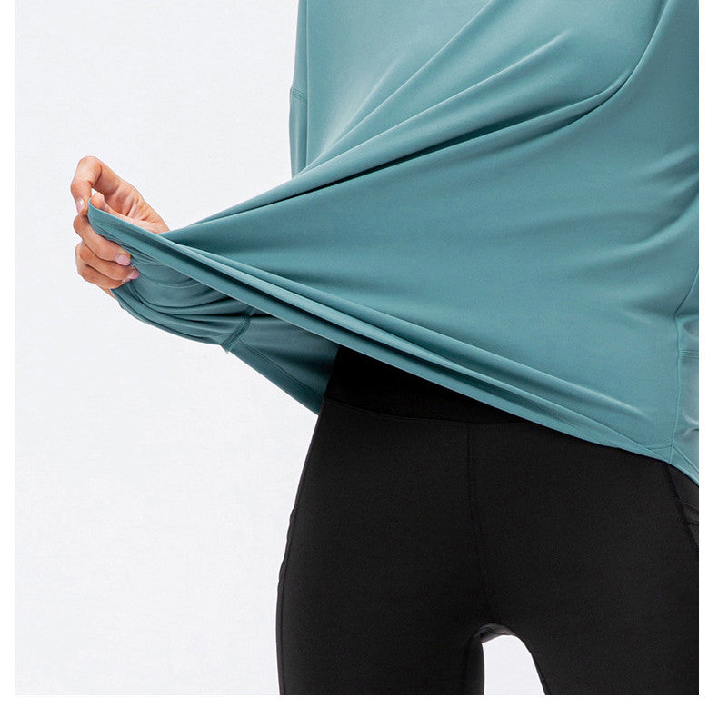 Relaxed Running Training Fitness Clothes With Collar