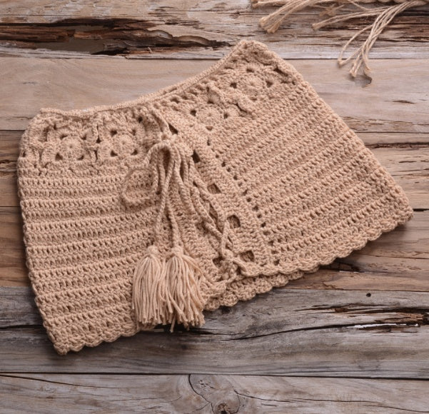 Woven Split Swimsuit Outdoor Beach Bath Spa Swimwear