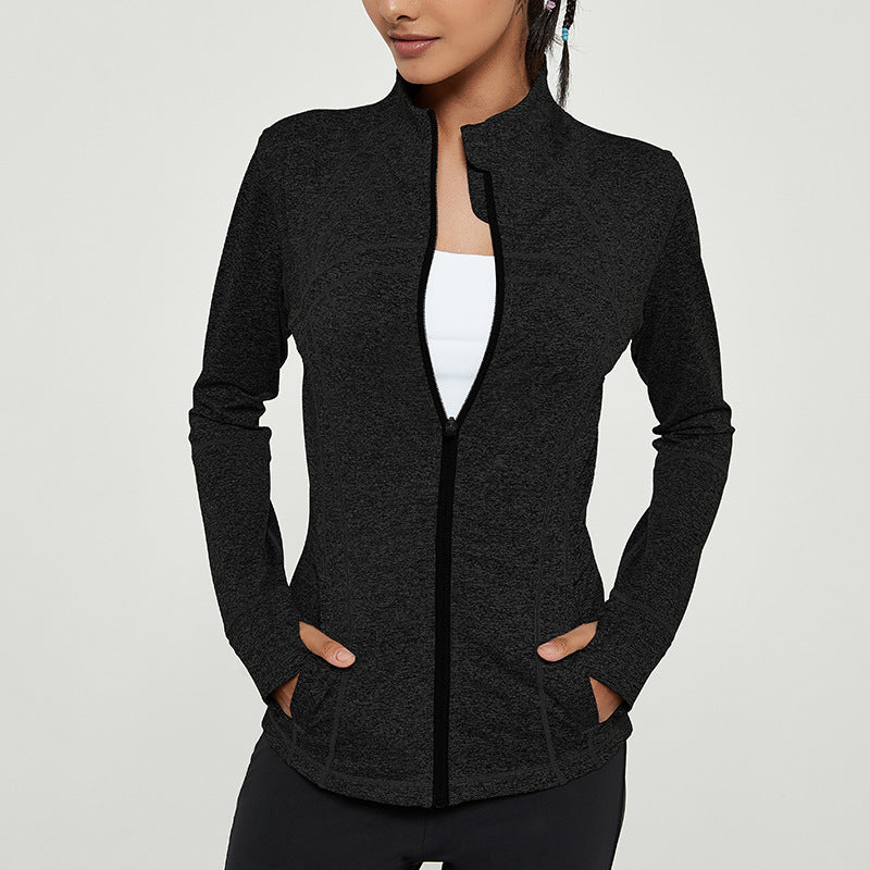 tight fitness yoga jacket