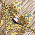 Printed new tie swimwear