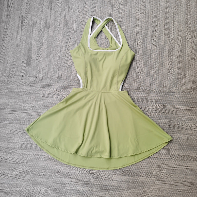 Sexy Backless Sports Running Fitness tennis/Golf