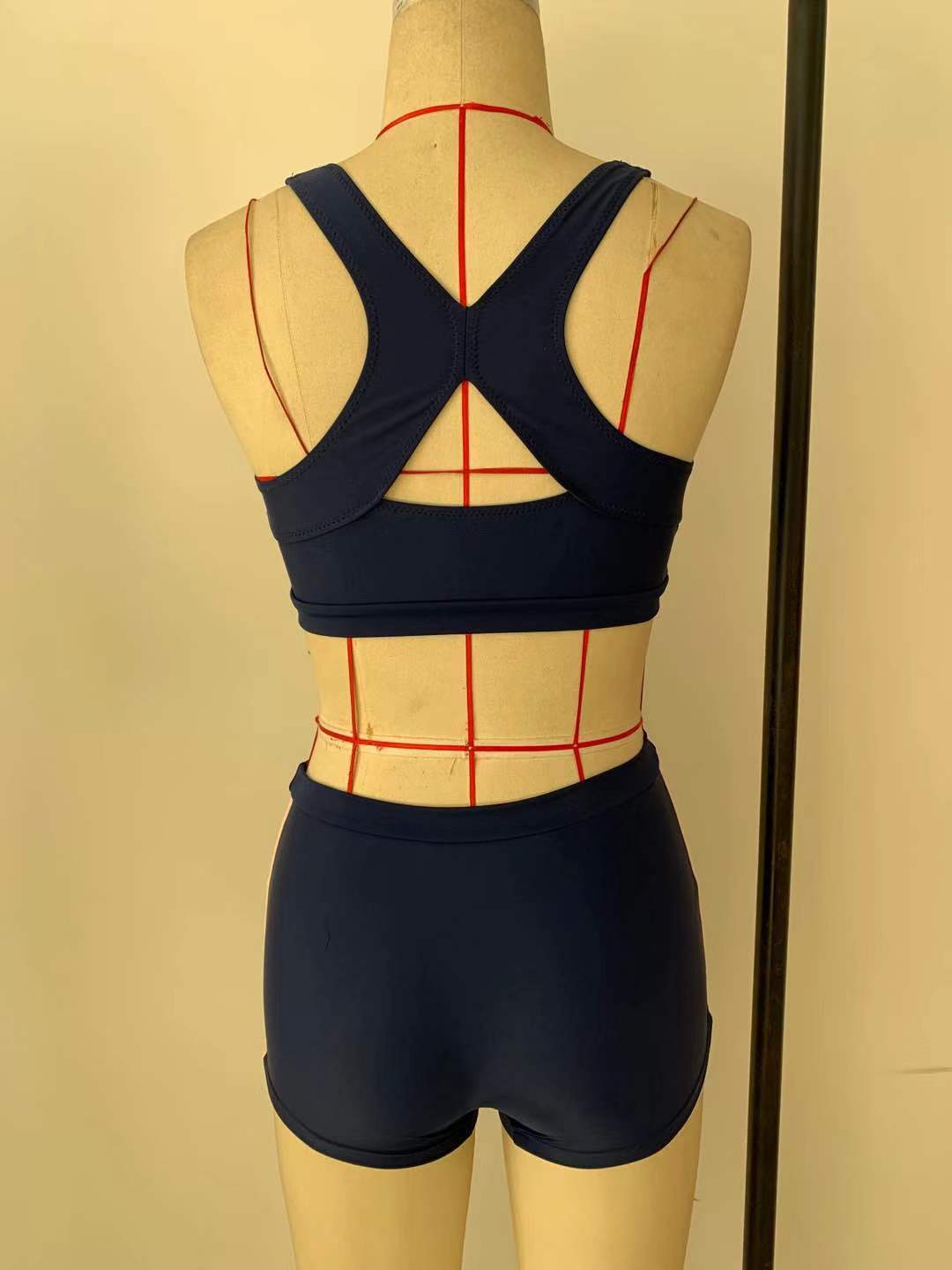 Tankini Boxer Shorts Bikini Swimwear