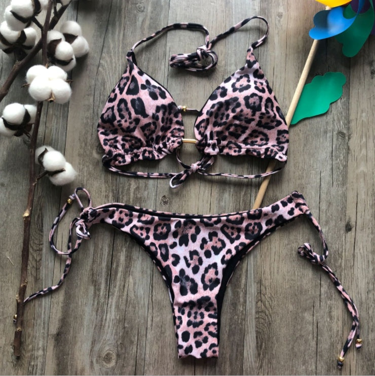 Printed new tie swimwear