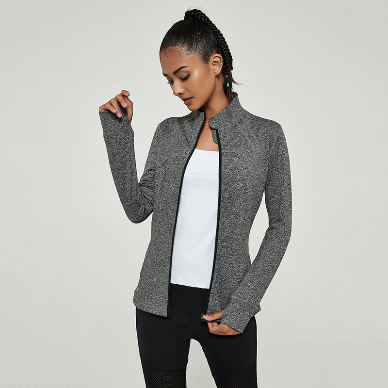 tight fitness yoga jacket