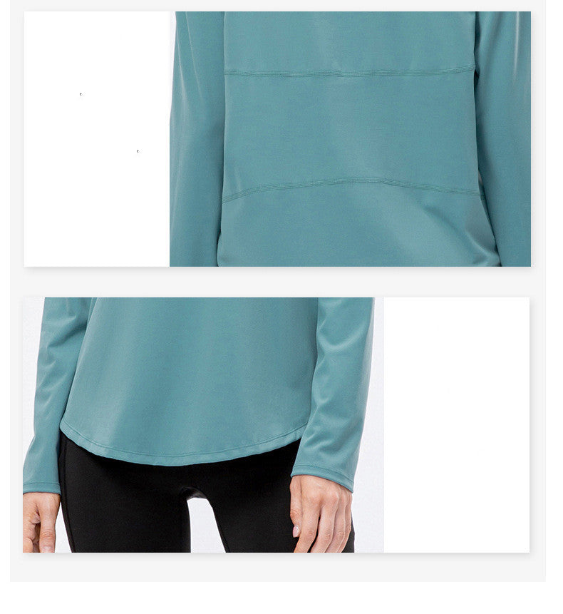 Relaxed Running Training Fitness Clothes With Collar