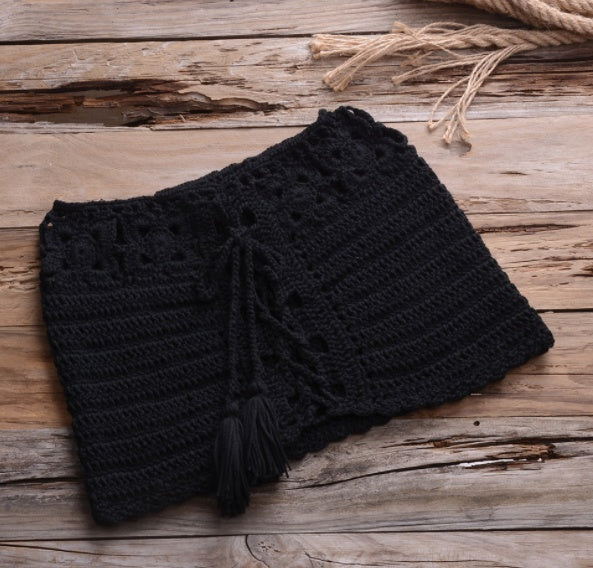 Woven Split Swimsuit Outdoor Beach Bath Spa Swimwear