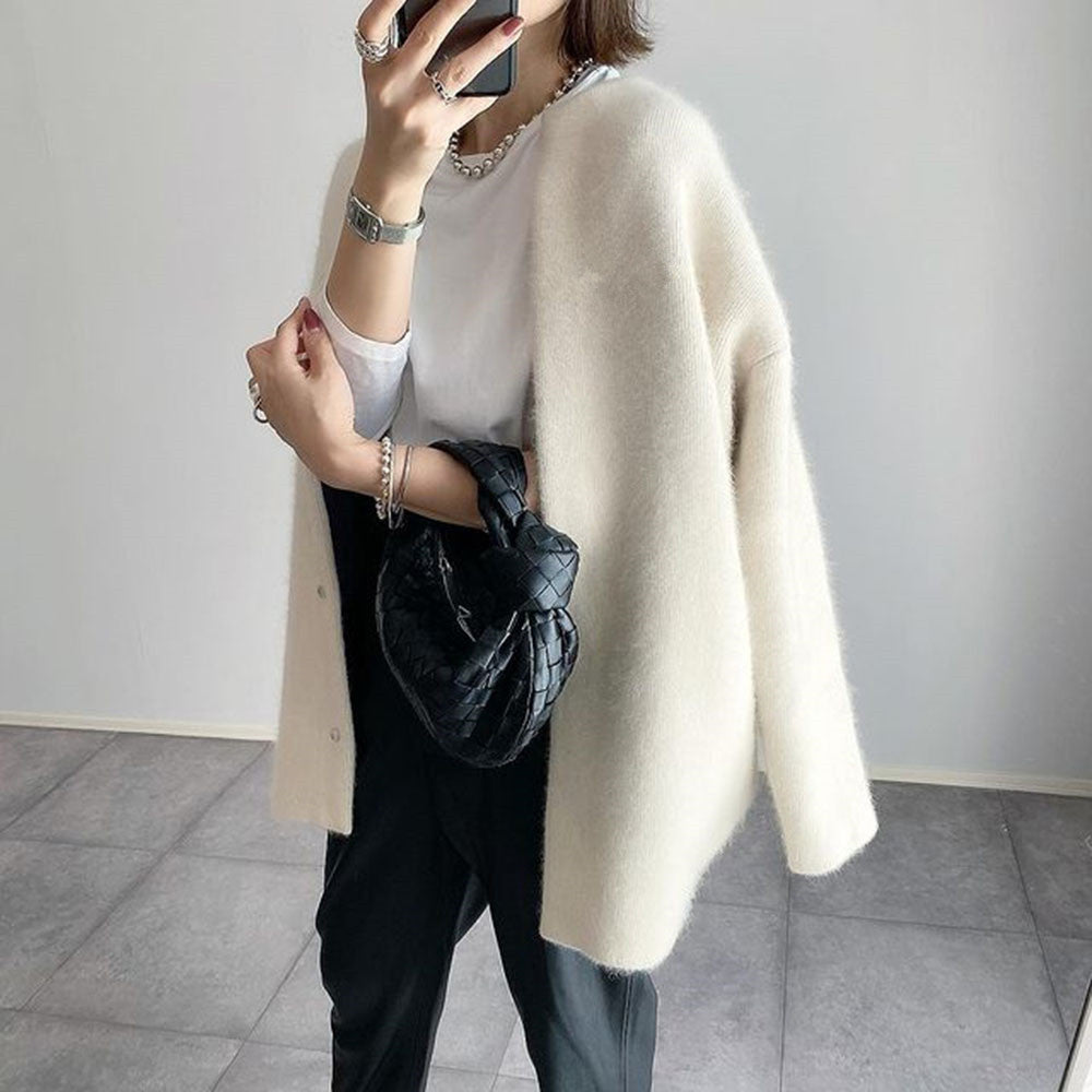 Cardigans Fashion Solid Color Knitted Jacket Women's Autumn Spring Clothing