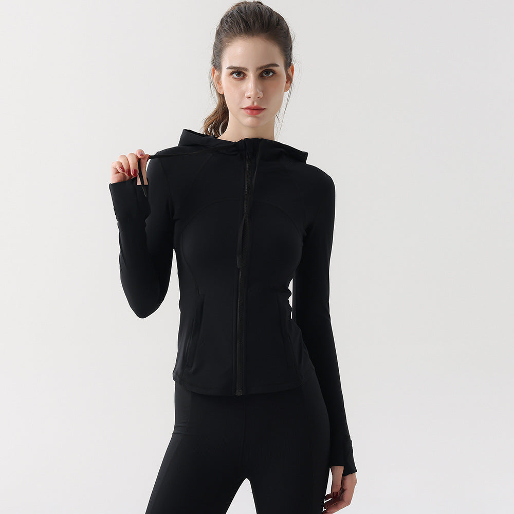 Yoga Clothes Hooded Fitness Hoodie Quick-drying