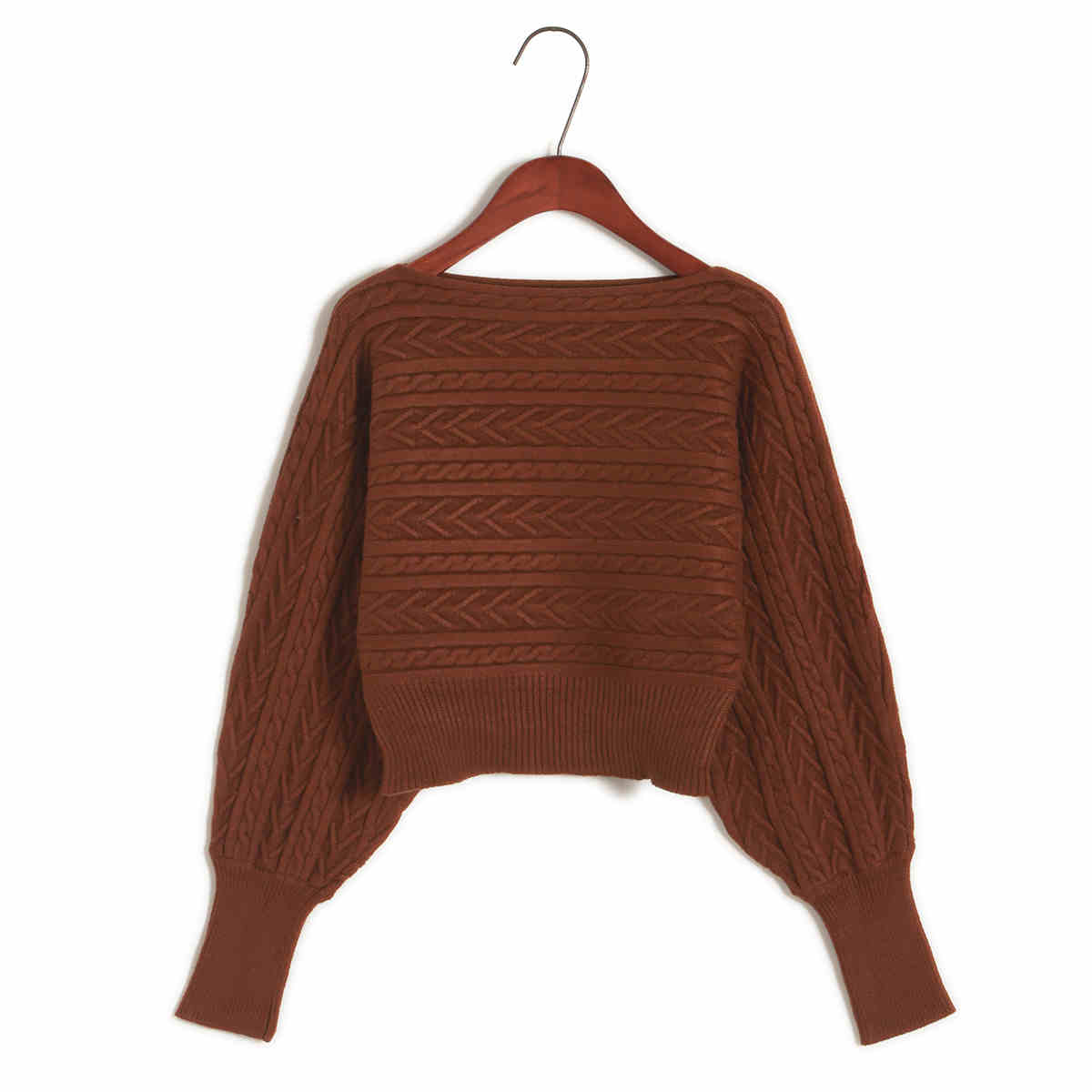 Women's Loose Off Shoulder Sweater Batwing Shirt Short Sweater