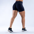 High Elastic Matte Nylon Seamless Low Waist Shorts Fitness Yoga Shorts