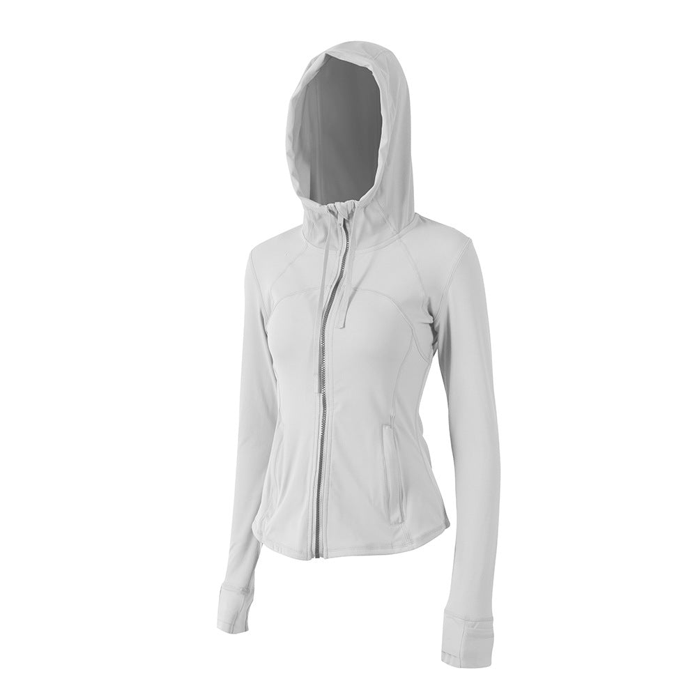 Yoga Clothes Hooded Fitness Hoodie Quick-drying