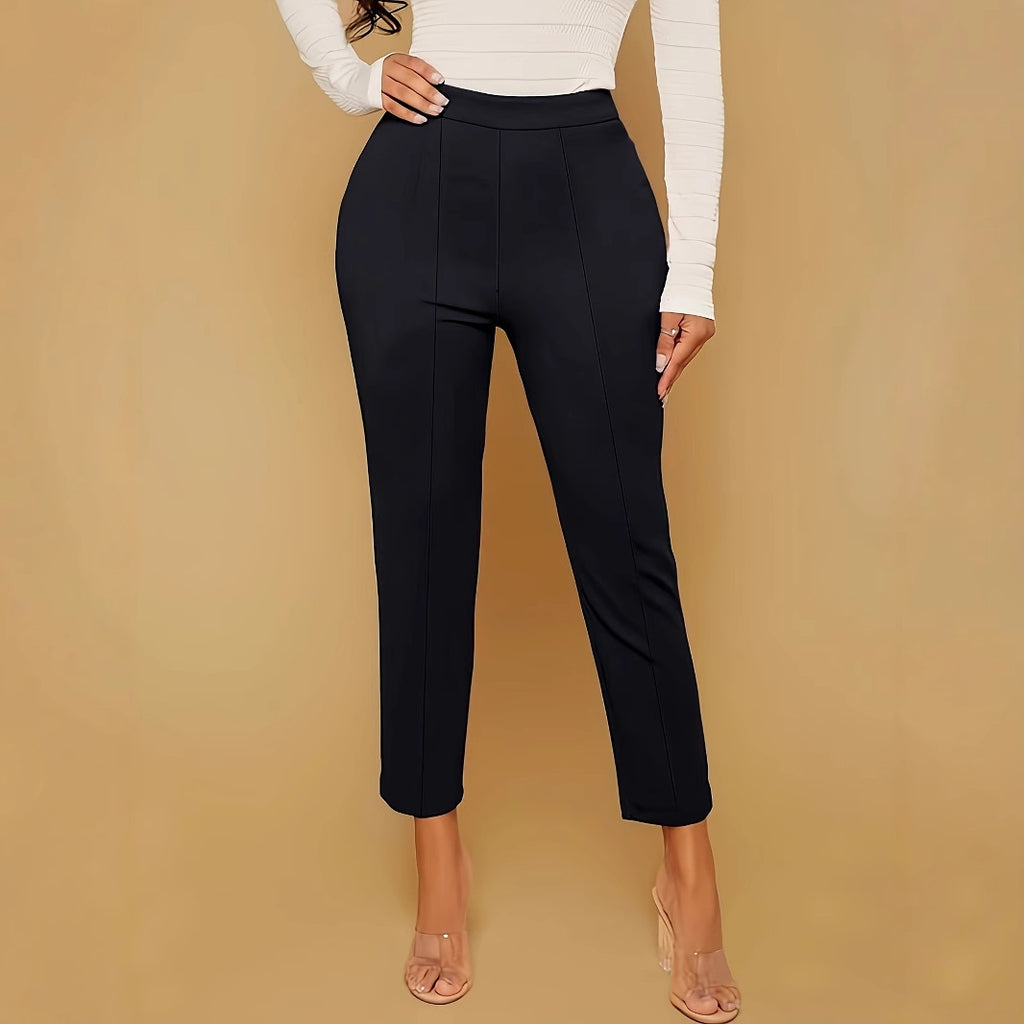 Versatile Comfortable High Waist Slim Casual Trousers